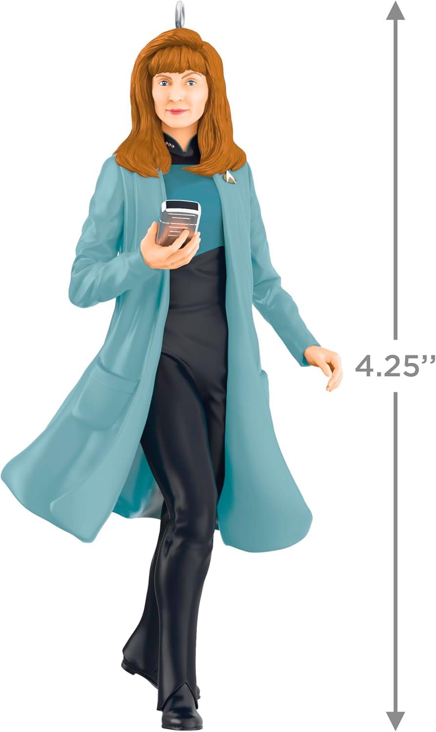 imageHallmark Keepsake Christmas Ornament 2025 Star Trek Picard USS Titan Gifts for TrekkiesDr Beverly Crusher