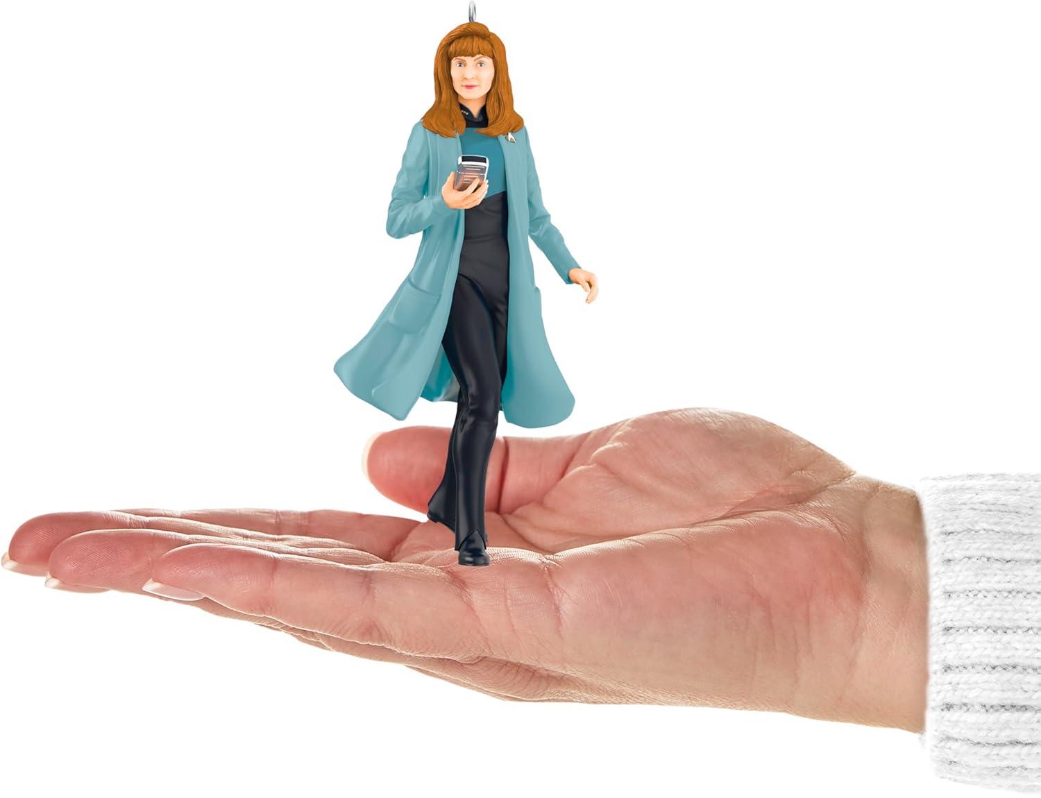 imageHallmark Keepsake Christmas Ornament 2025 Star Trek Picard USS Titan Gifts for TrekkiesDr Beverly Crusher