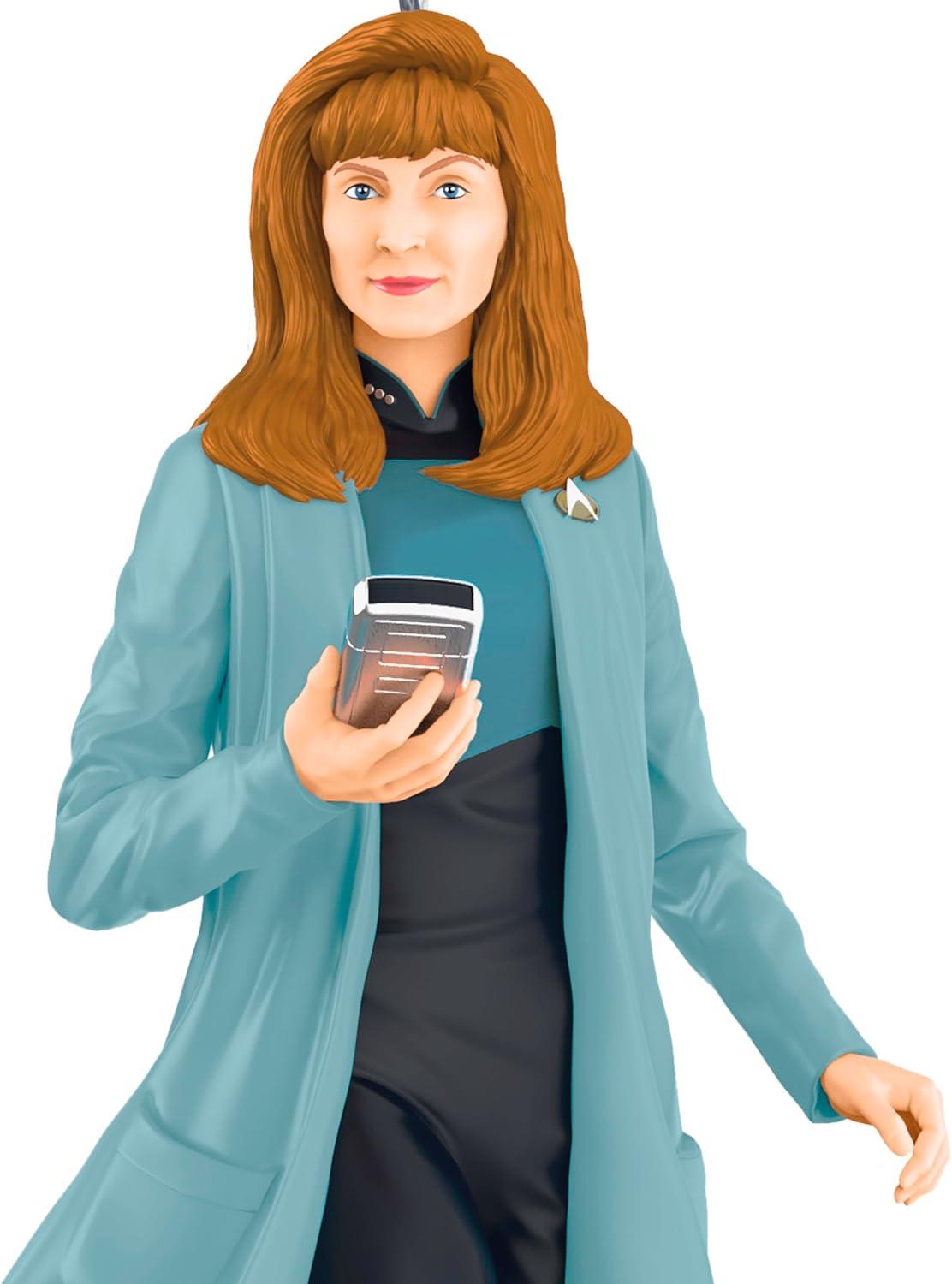 imageHallmark Keepsake Christmas Ornament 2025 Star Trek Picard USS Titan Gifts for TrekkiesDr Beverly Crusher