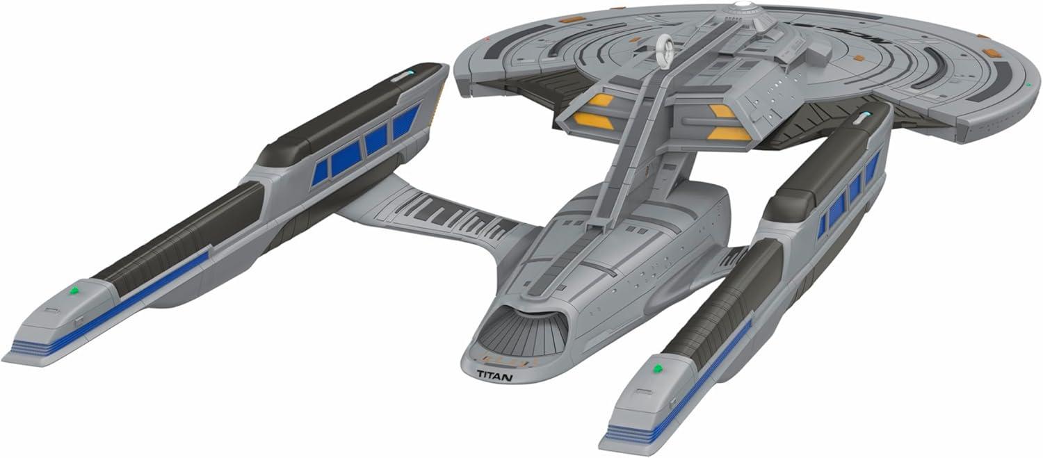 imageHallmark Keepsake Christmas Ornament 2025 Star Trek Picard USS Titan Gifts for TrekkiesPicard USS Titan