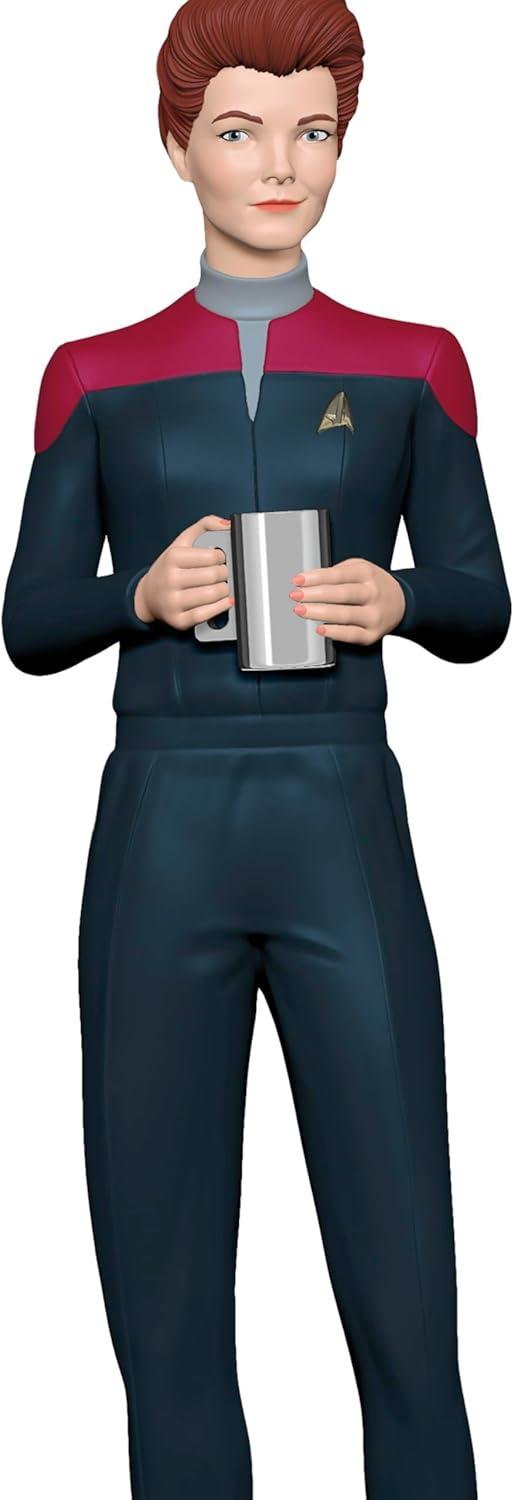 imageHallmark Keepsake Christmas Ornament 2025 Star Trek Picard USS Titan Gifts for TrekkiesProdigy Hologram Janeway