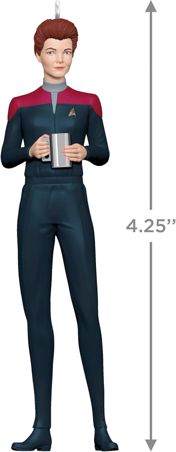 imageHallmark Keepsake Christmas Ornament 2025 Star Trek Picard USS Titan Gifts for TrekkiesProdigy Hologram Janeway