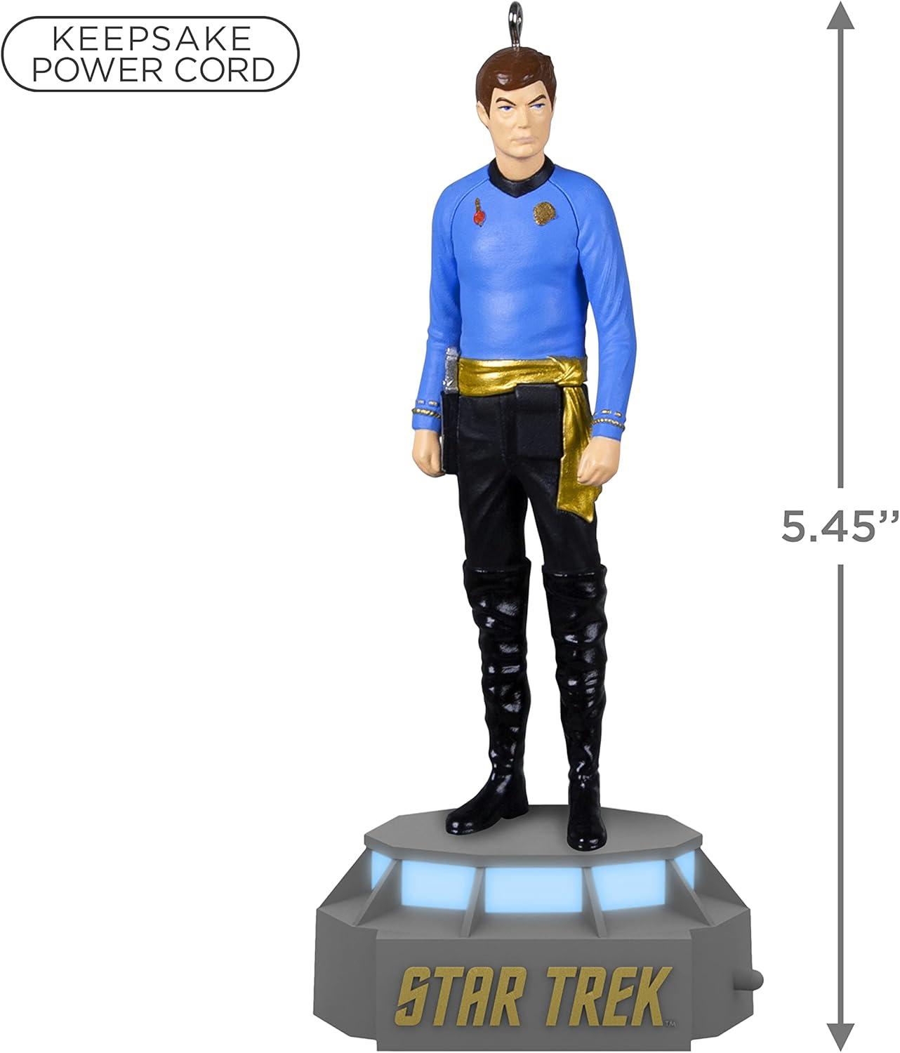 imageHallmark Keepsake Christmas Ornament 2025 Star Trek Strategic Operations Simulator Arcade Game with Light and Sound Gifts for TrekkiesDoctor Leonard McCoy