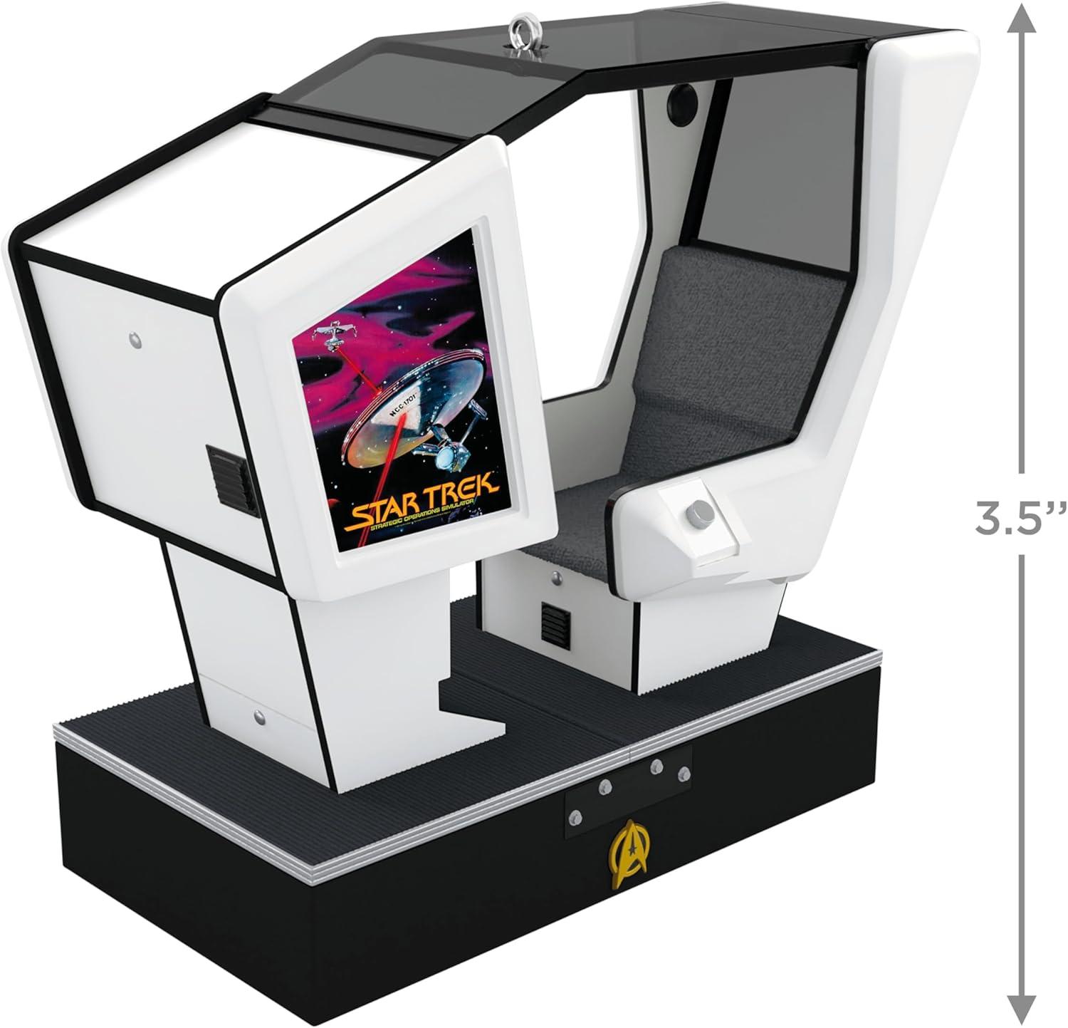 imageHallmark Keepsake Christmas Ornament 2025 Star Trek Strategic Operations Simulator Arcade Game with Light and Sound Gifts for TrekkiesStrategic Operations Simulator Arcade Game