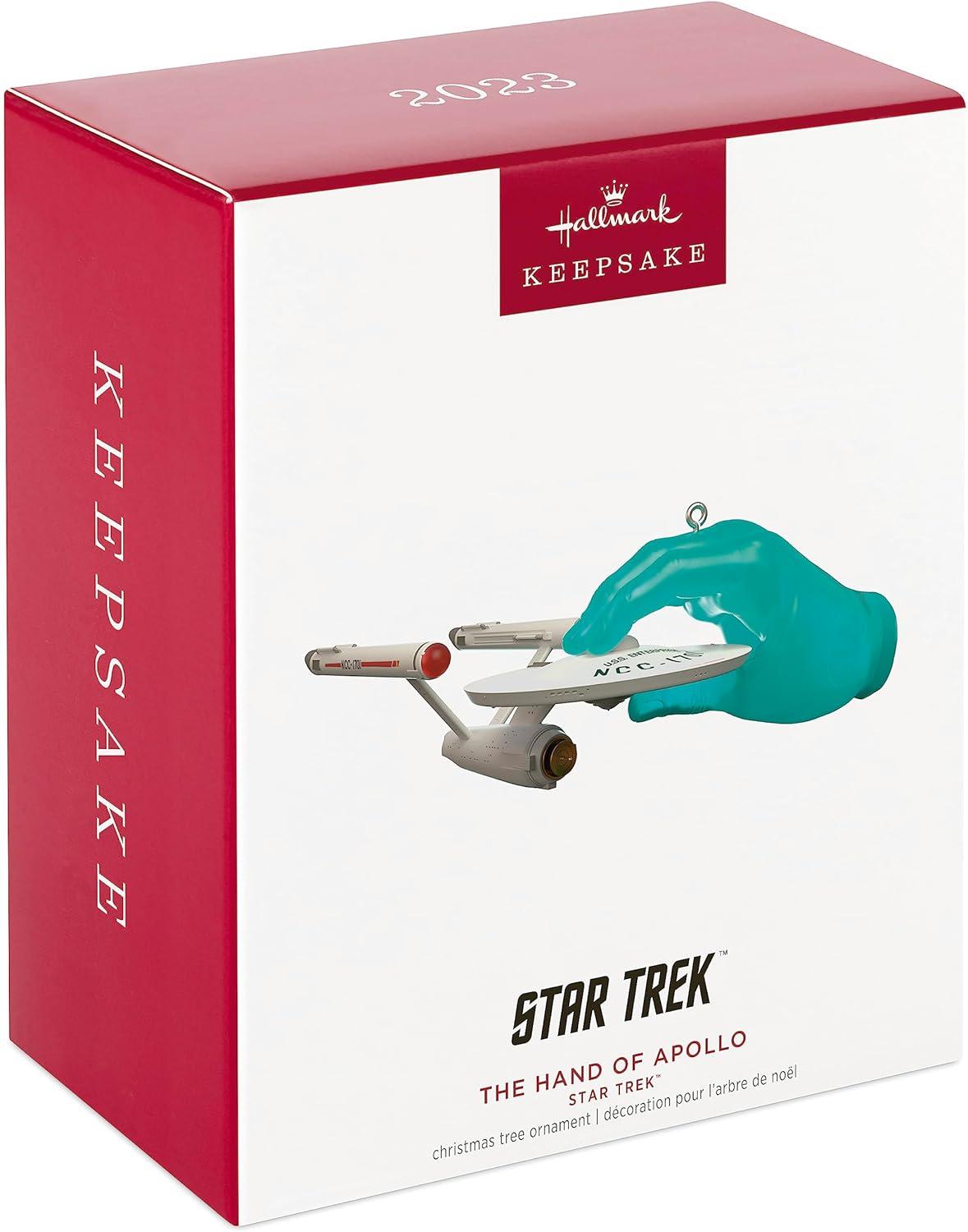 imageHallmark Keepsake Christmas Ornament 2025 Star Trek Strategic Operations Simulator Arcade Game with Light and Sound Gifts for TrekkiesThe Hand of Apollo