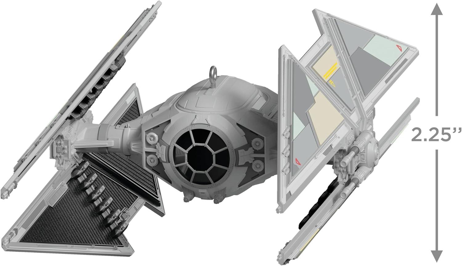 imageHallmark Keepsake Christmas Ornament 2025 Star Wars Andor TIE Avenger Gifts for Star Wars FansAndor TIE Avenger