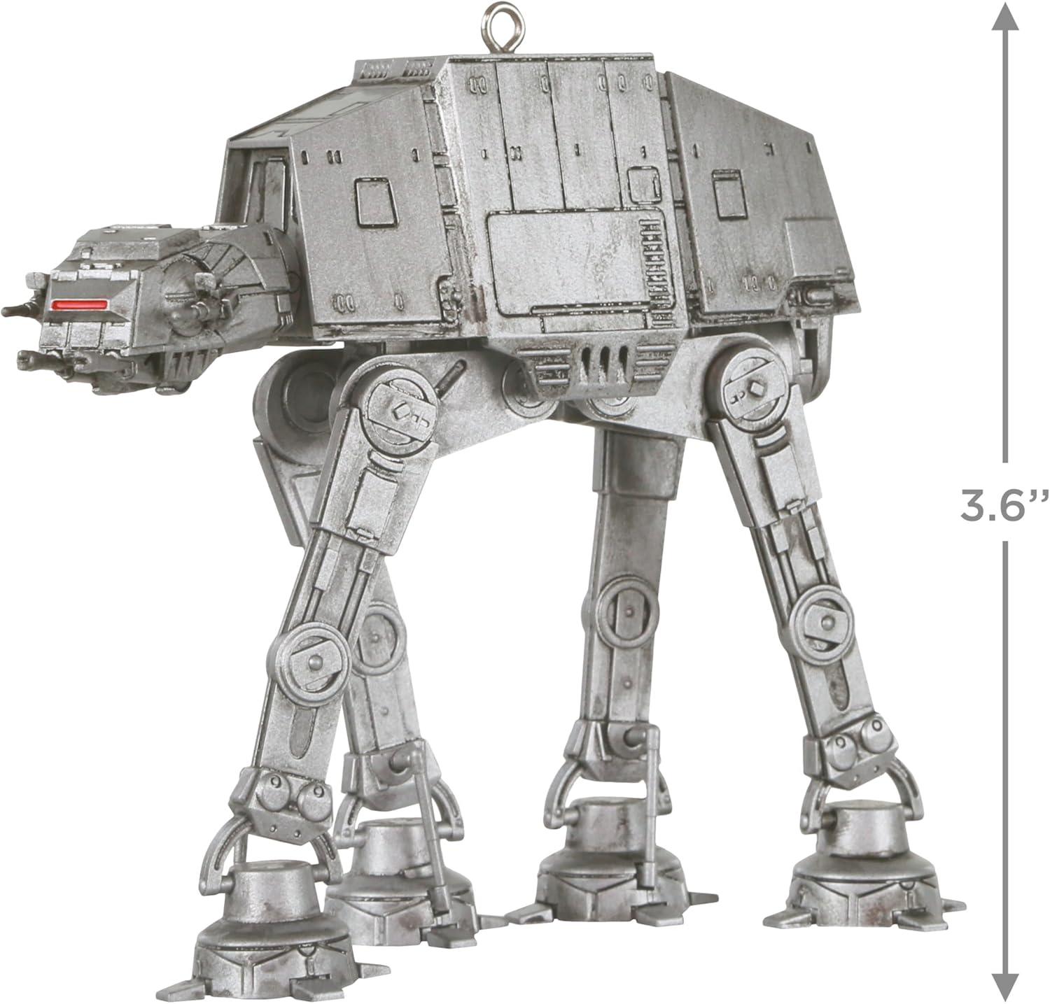 imageHallmark Keepsake Christmas Ornament 2025 Star Wars The Empire Strikes Back There is No Try with Sound Gifts for Star Wars FansImperial ATAT Walker