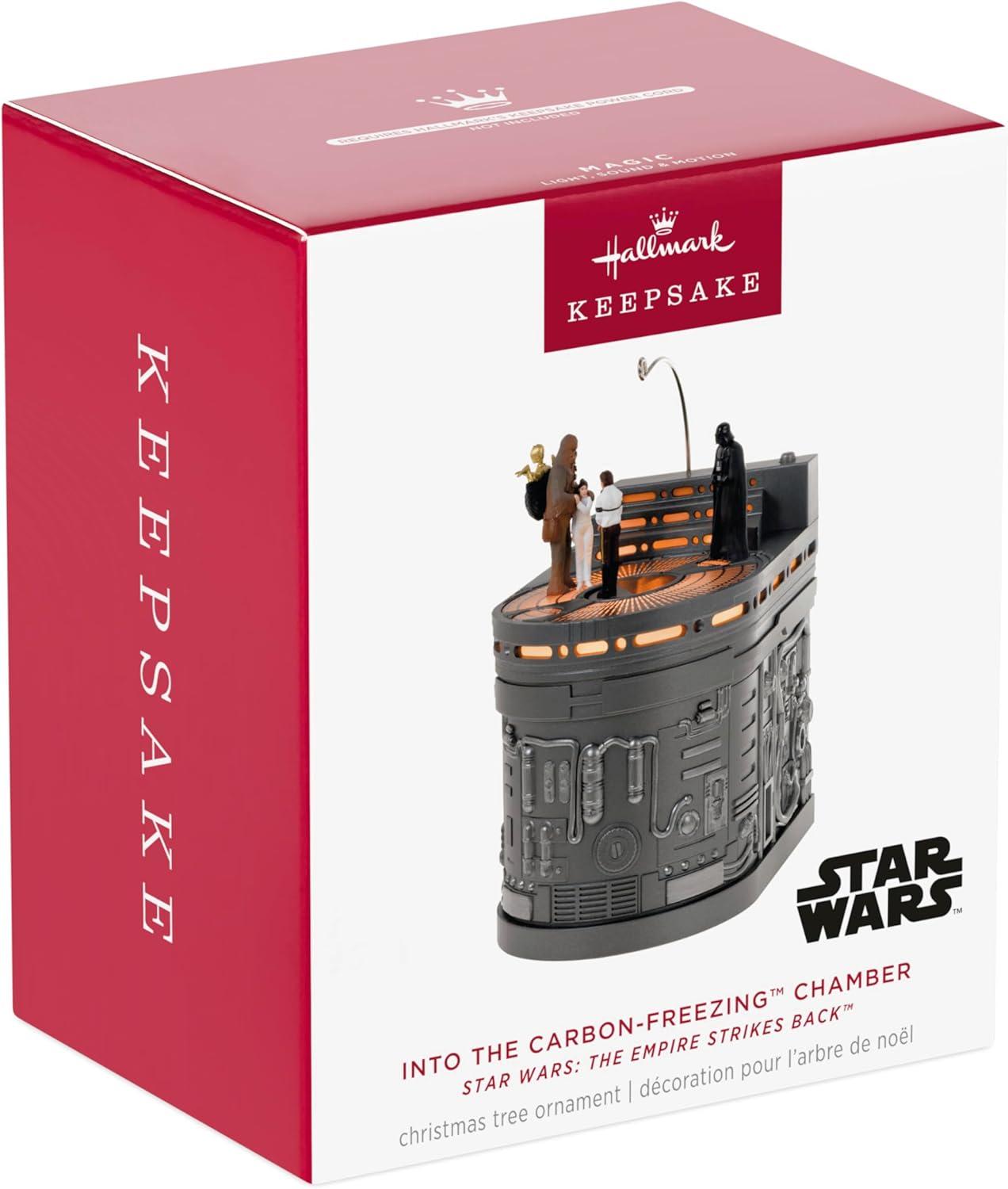 imageHallmark Keepsake Christmas Ornament 2025 Star Wars The Empire Strikes Back There is No Try with Sound Gifts for Star Wars FansInto the CarbonFreezing Chamber