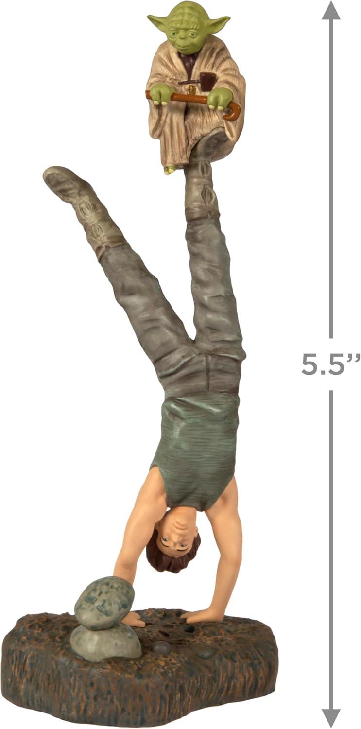 imageHallmark Keepsake Christmas Ornament 2025 Star Wars The Empire Strikes Back There is No Try with Sound Gifts for Star Wars FansThere Is No Try