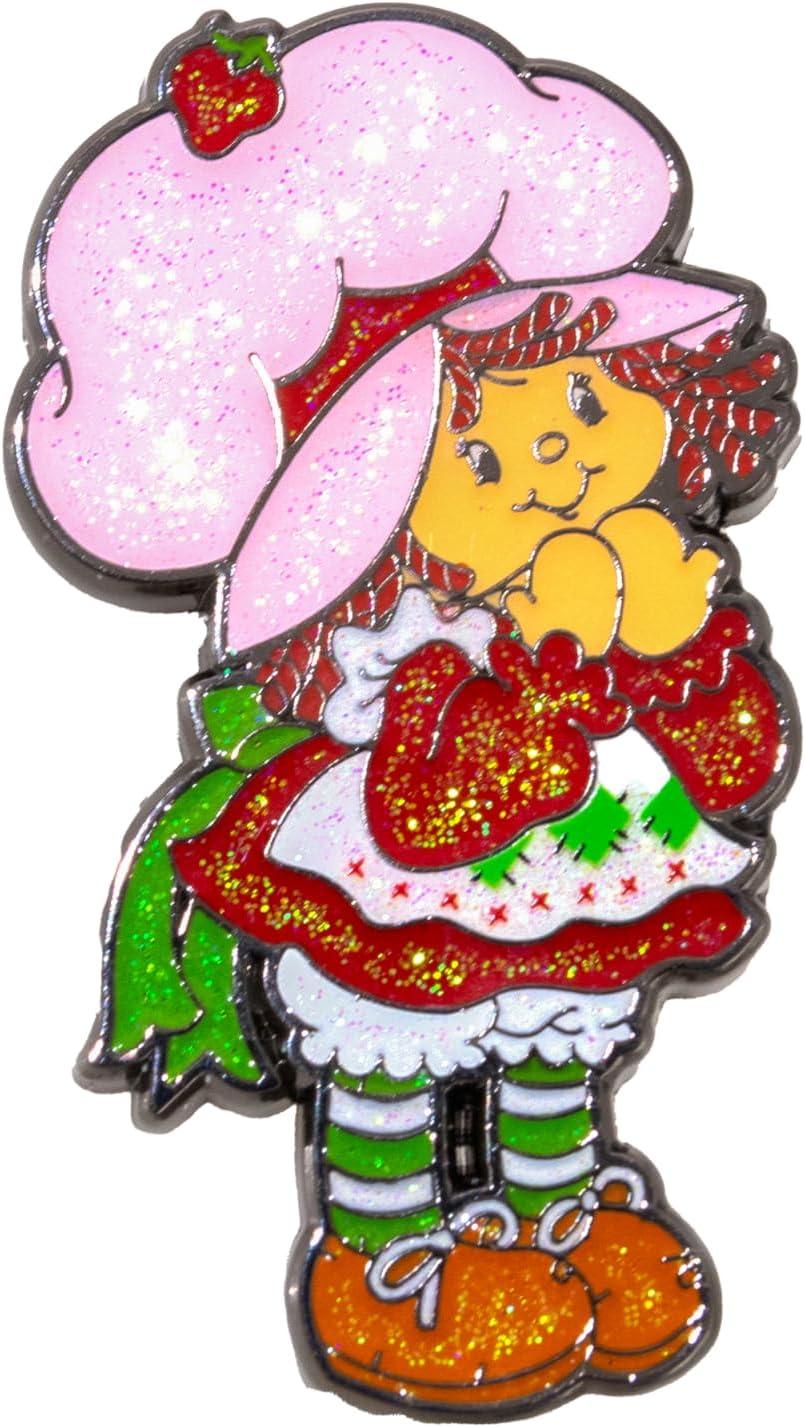 imageRainbow Brite Limited Edition 4Pack Glitter Enamel Pin Set with Rainbow Brite Twink Tickled Pink ampamp Stormy PinsStrawberry Shortcake Enamel Pins