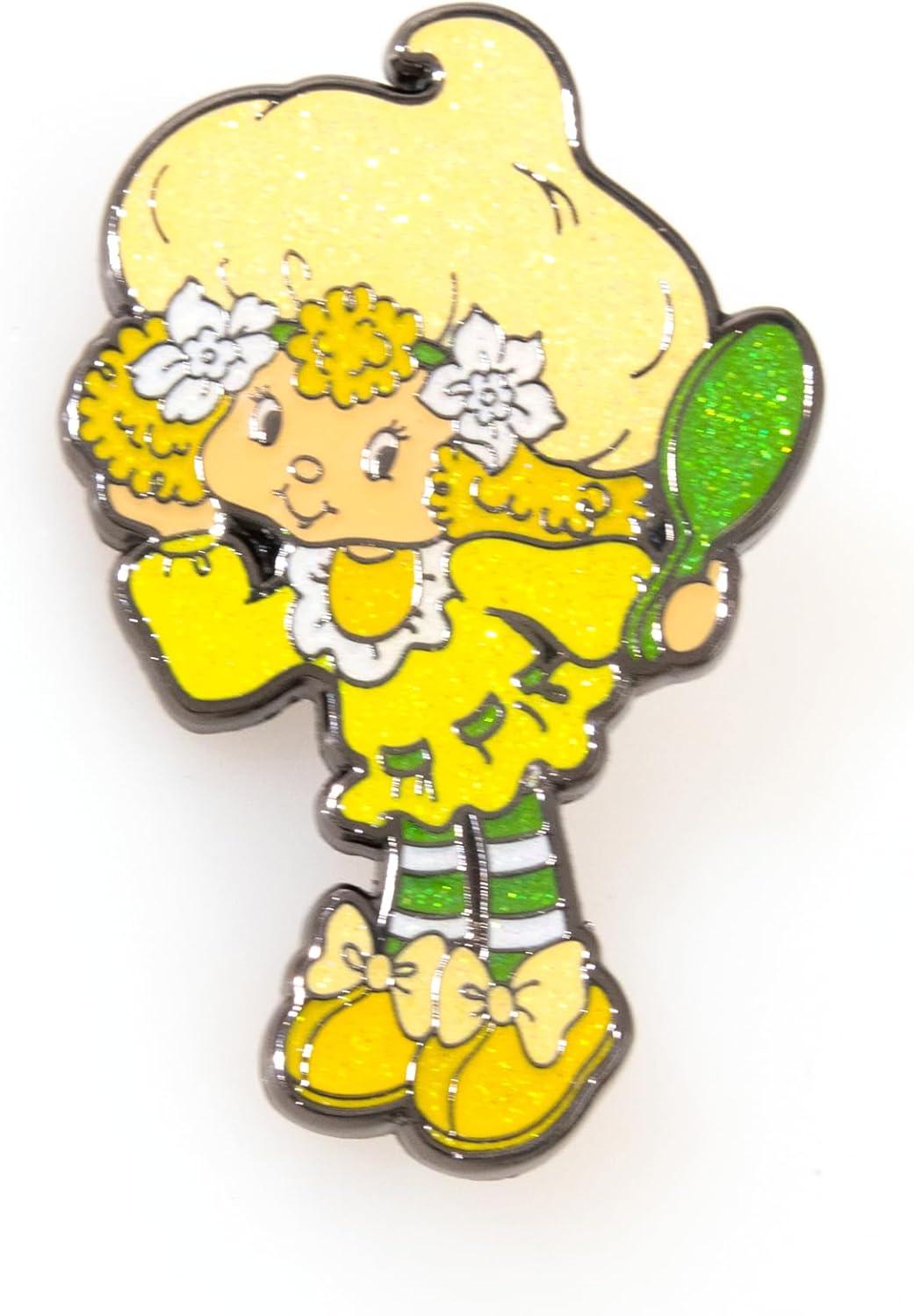 imageRainbow Brite Limited Edition 4Pack Glitter Enamel Pin Set with Rainbow Brite Twink Tickled Pink ampamp Stormy PinsStrawberry Shortcake Enamel Pins