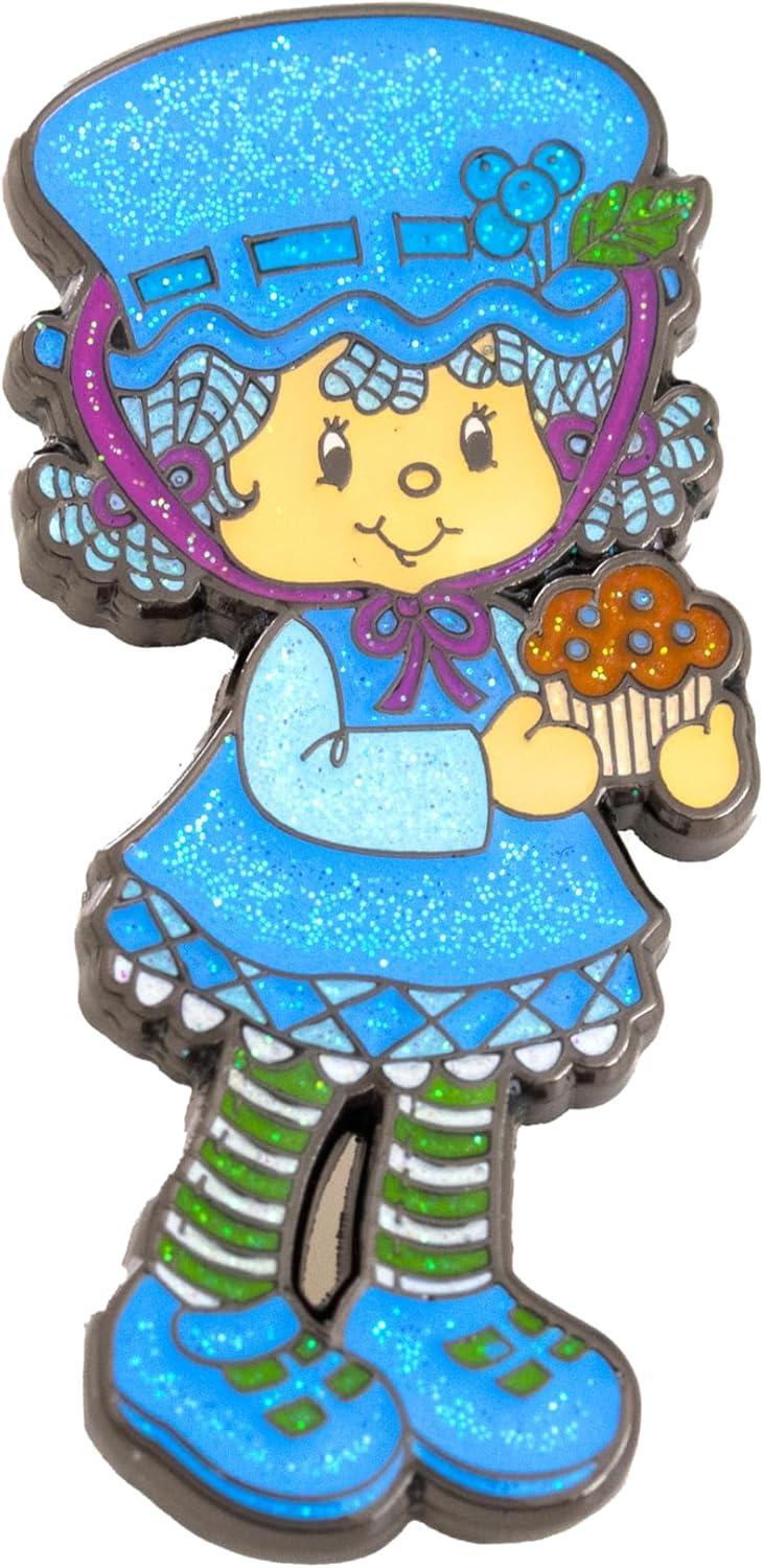 imageRainbow Brite Limited Edition 4Pack Glitter Enamel Pin Set with Rainbow Brite Twink Tickled Pink ampamp Stormy PinsStrawberry Shortcake Enamel Pins