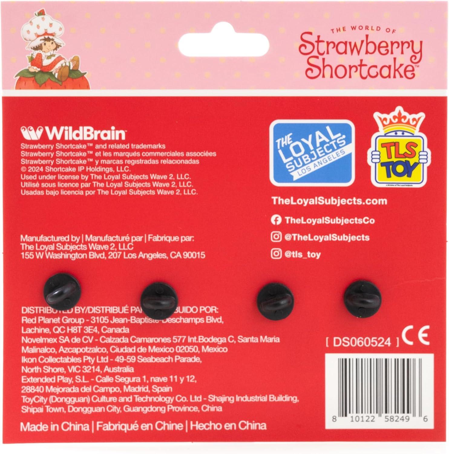 imageRainbow Brite Limited Edition 4Pack Glitter Enamel Pin Set with Rainbow Brite Twink Tickled Pink ampamp Stormy PinsStrawberry Shortcake Enamel Pins