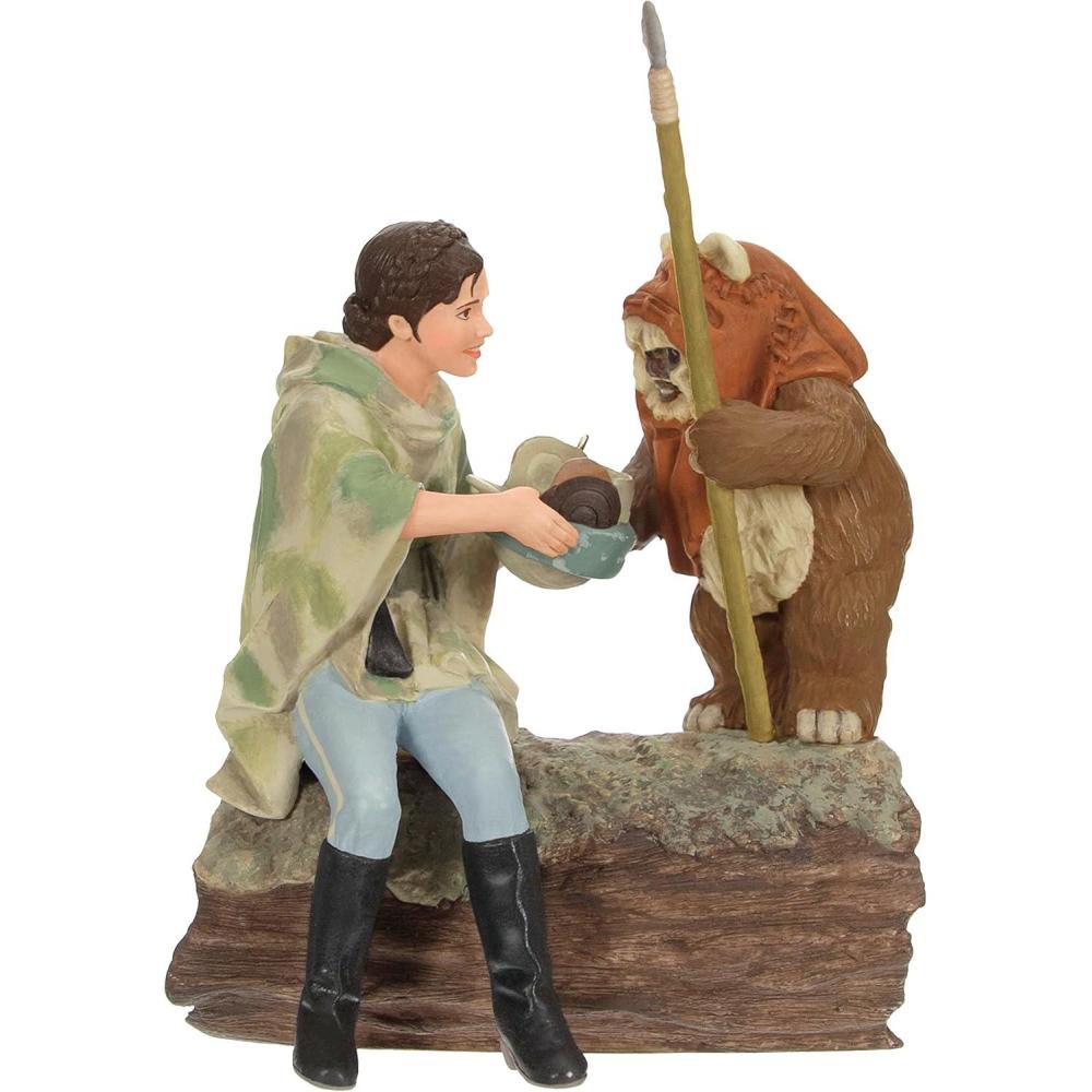 imageHallmark Keepsake Christmas Ornament 2025 Star Wars Luke Skywalker Vintage Figure Gifts for Star Wars FansA Curious Encounter on Endor