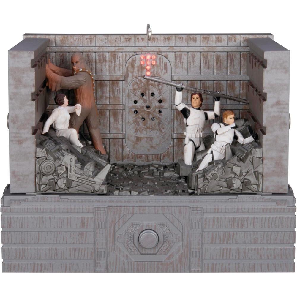 imageHallmark Keepsake Christmas Ornament 2025 Star Wars Luke Skywalker Vintage Figure Gifts for Star Wars FansShut Down the Garbage Mashers