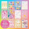 Rainbow Brite 1,500+ Sticker Book, Mega Sticker Pack, Cute Stickers for Teens, Kids, & Teachers, Retro Stationery Supplies, Kids Crafts Essentials, Classroom Prizes, Gifts for 4 Year Old Girl(Care Bears)
