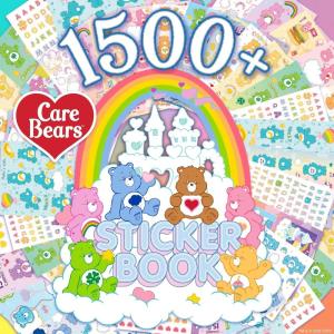 Rainbow Brite 1,500+ Sticker Book, Mega Sticker Pack, Cute Stickers for Teens, Kids, & Teachers, Retro Stationery Supplies, Kids Crafts Essentials, Classroom Prizes, Gifts for 4 Year Old Girl(Care Bears)