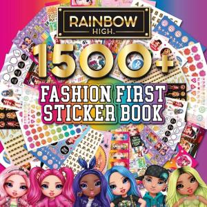 Rainbow Brite 1,500+ Sticker Book, Mega Sticker Pack, Cute Stickers for Teens, Kids, & Teachers, Retro Stationery Supplies, Kids Crafts Essentials, Classroom Prizes, Gifts for 4 Year Old Girl(Rainbow High)