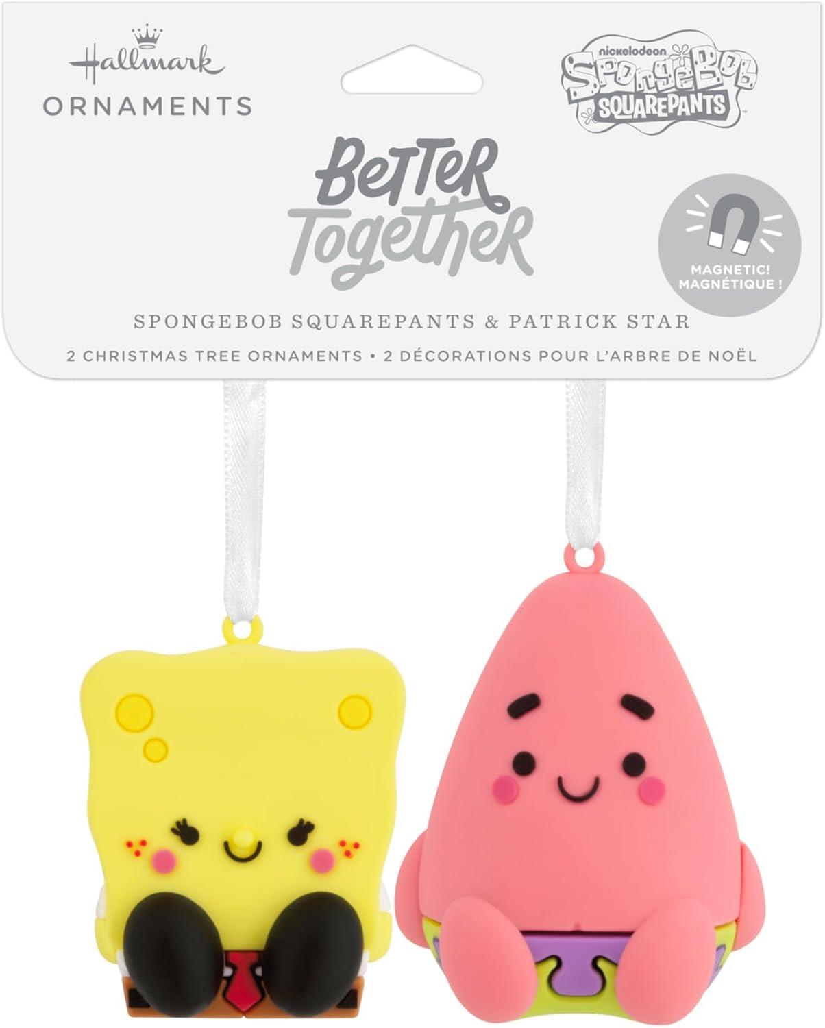imageHallmark Better Together Harry Potter and Hedwig Magnetic Christmas Ornaments Set of 2SpongeBob SquarePants  Patrick