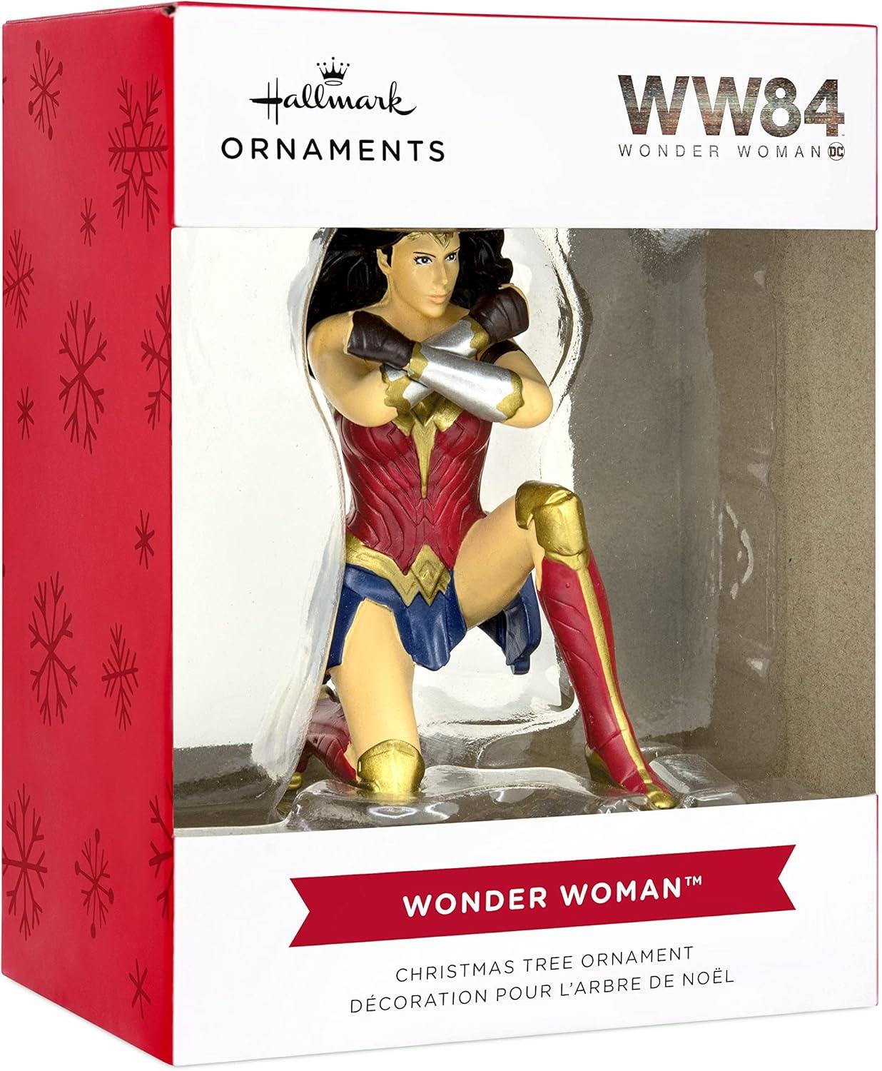 imageHallmark DC Justice League Mystery Christmas Ornaments Set of 2Wonder Woman