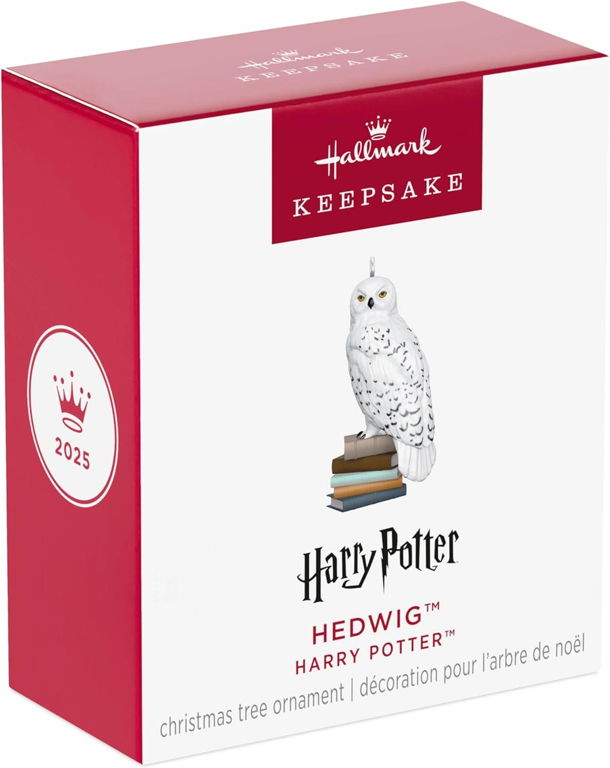imageHallmark Keepsake 1quot Mini Christmas Ornament 2025 Harry Potter Hedwig Gifts for Harry Potter FansHedwig