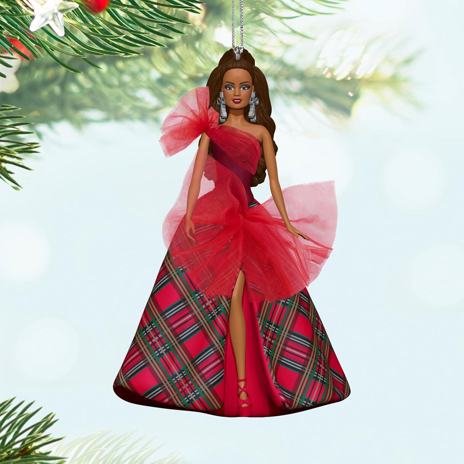 imageHallmark Keepsake Christmas Ornament 2025 2025 Latina Holiday Barbie Gifts for Barbie Fans2024 Latina Holiday Barbie