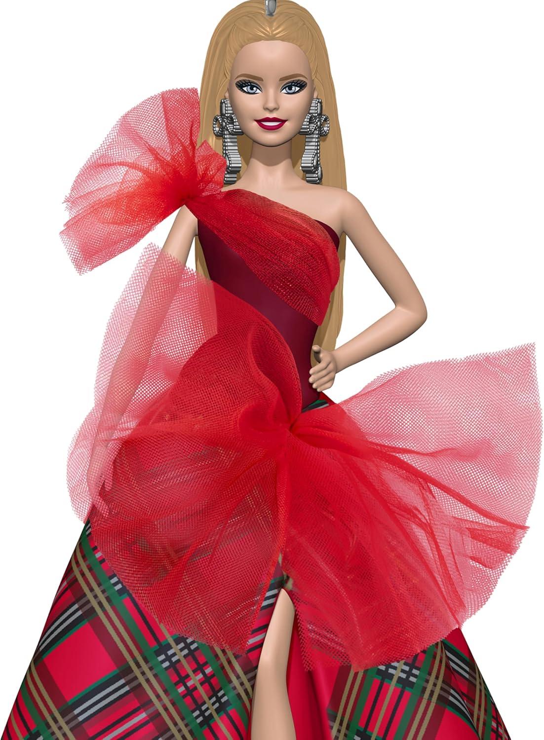 imageHallmark Keepsake Christmas Ornament 2025 2025 Latina Holiday Barbie Gifts for Barbie Fans2024 White Holiday Barbie