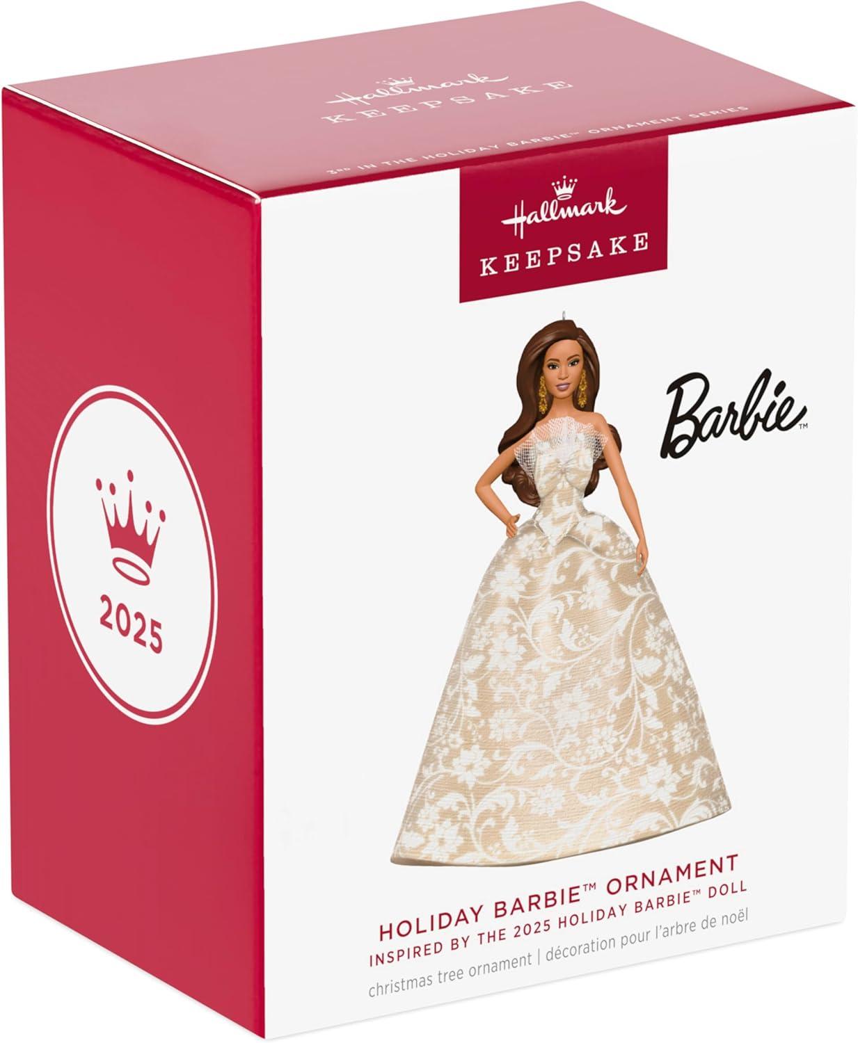 imageHallmark Keepsake Christmas Ornament 2025 2025 Latina Holiday Barbie Gifts for Barbie Fans2025 Latina Holiday Barbie
