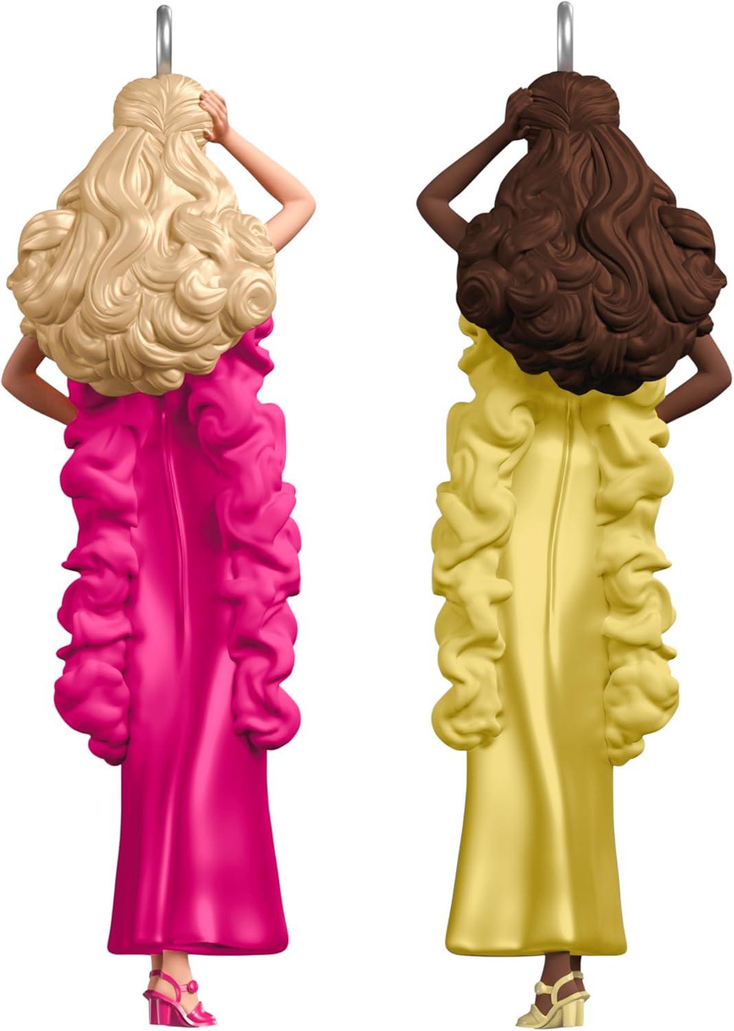 imageHallmark Keepsake Christmas Ornament 2025 Barbie Merriest Dreamhouse Musical with Light Gifts for Barbie FansSuperstar Barbie and Christie