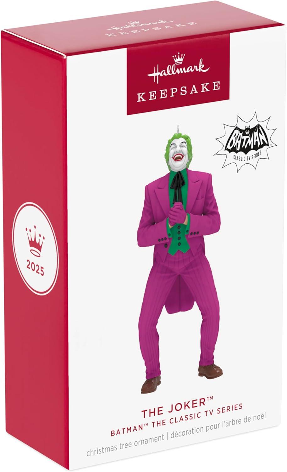 imageHallmark Keepsake Christmas Ornament 2025 Batman The Classic TV Series The Joker Gifts for DC Comics FansThe Joker
