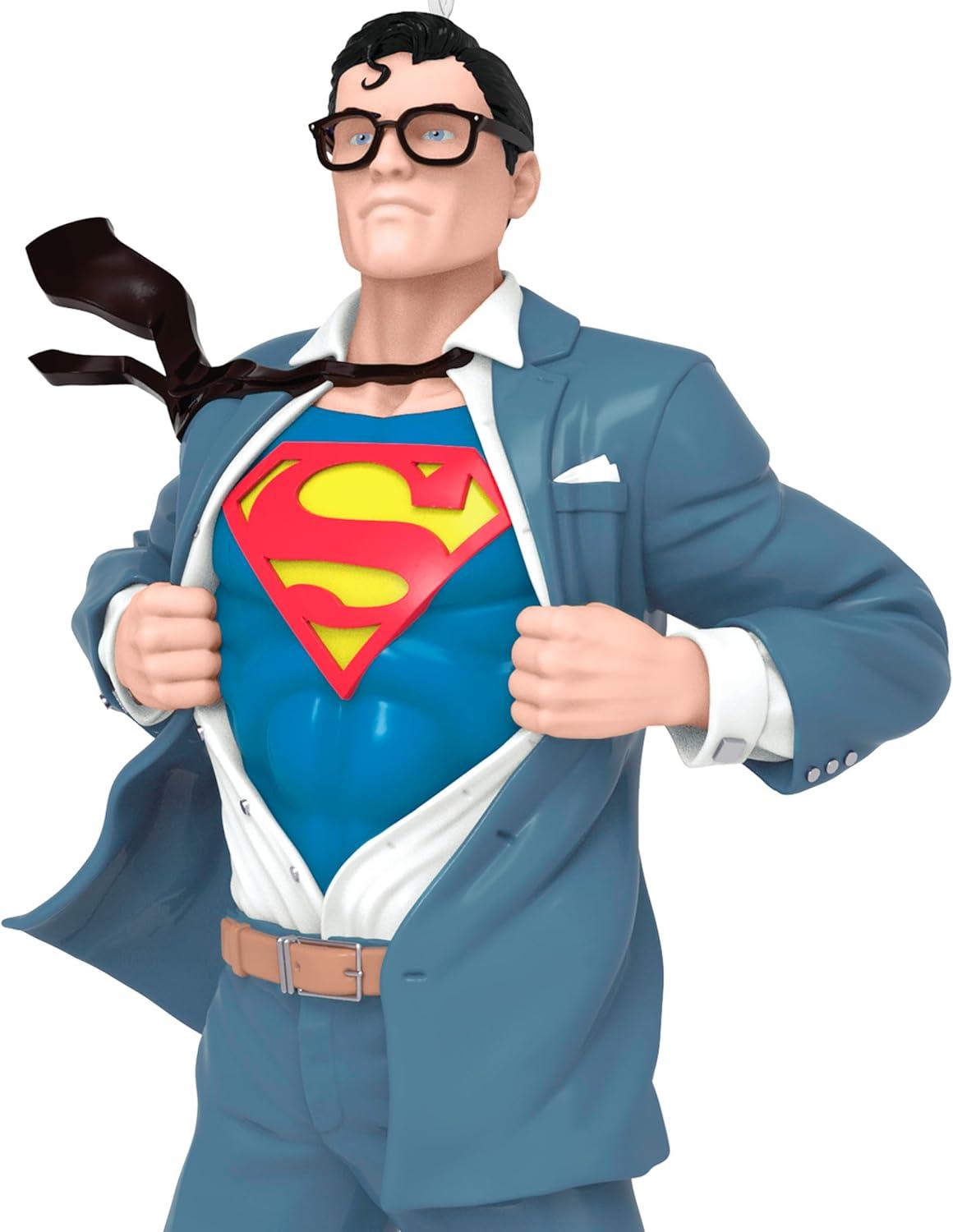 imageHallmark Keepsake Christmas Ornament 2025 DC Comics 90th Anniversary DC Through The Ages Papercraft Gifts for DC Comics FansClark Kent