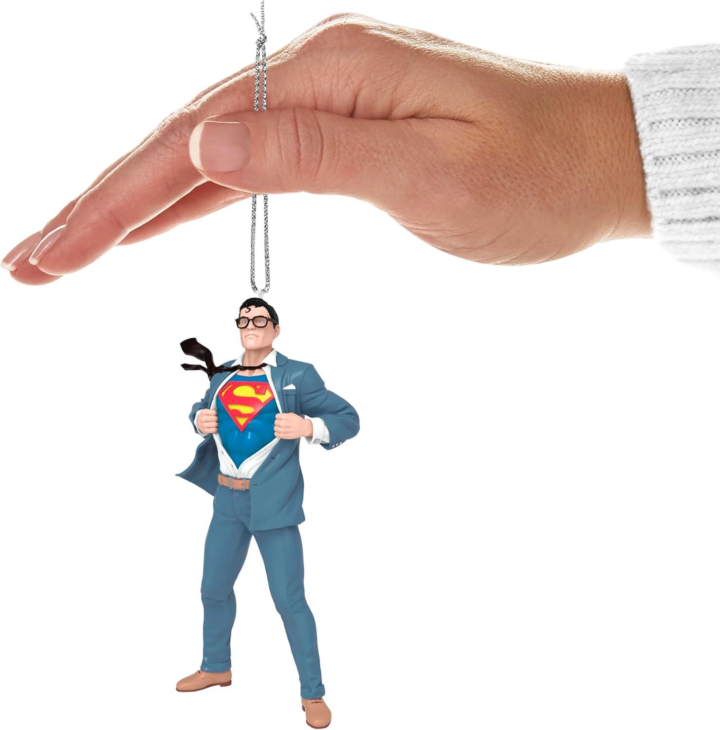 imageHallmark Keepsake Christmas Ornament 2025 DC Comics 90th Anniversary DC Through The Ages Papercraft Gifts for DC Comics FansClark Kent