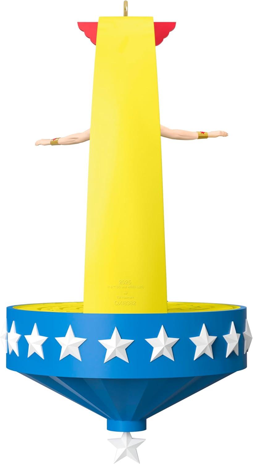 imageHallmark Keepsake Christmas Ornament 2025 DC Wonder Woman Musical with Motion Gifts for DC Comics FansWonder Woman