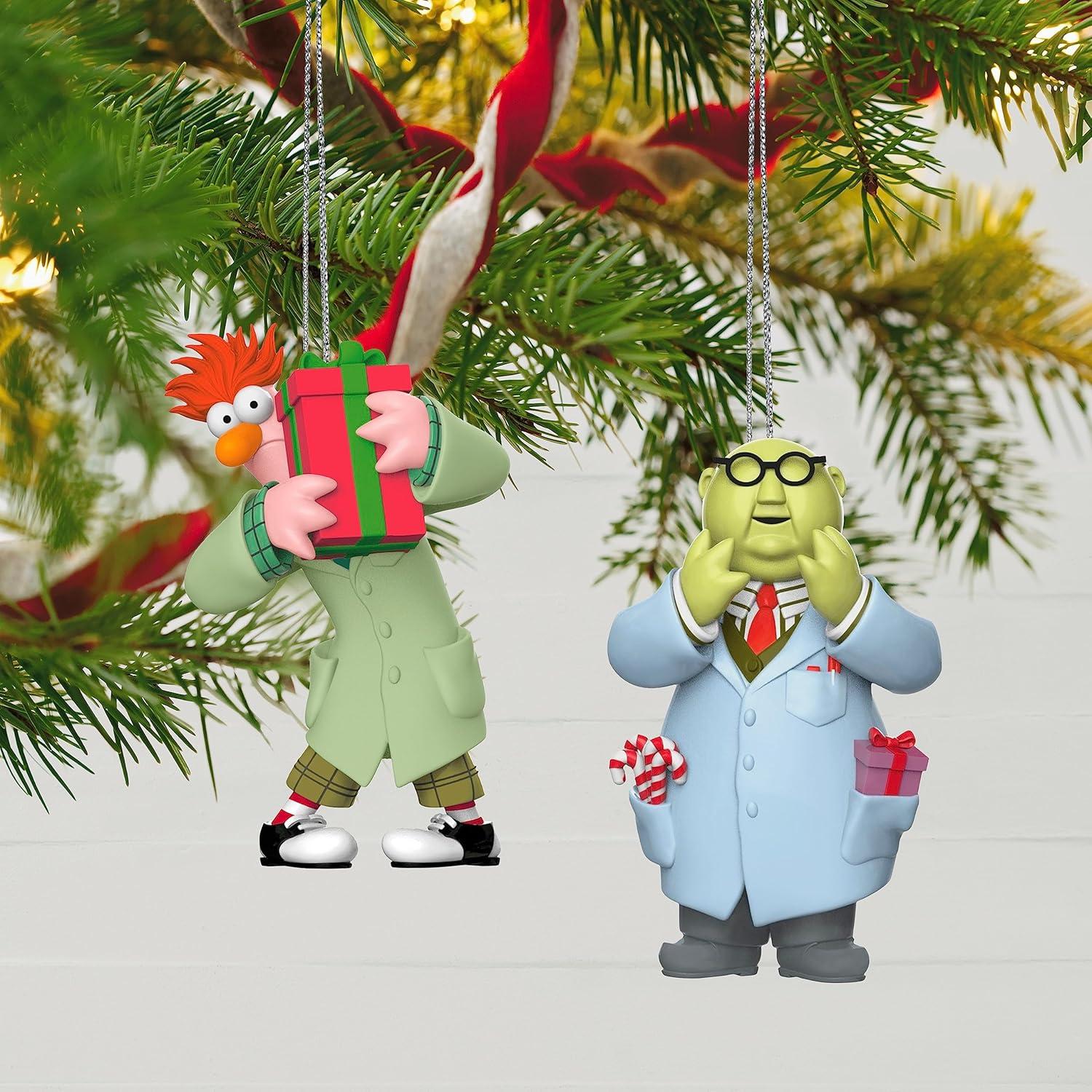 imageHallmark Keepsake Christmas Ornament 2025 Disney The Muppets Kermits Rainbow Connection Musical with Motion Gifts for Disney FansDr Bunsen Honeydew and Beaker