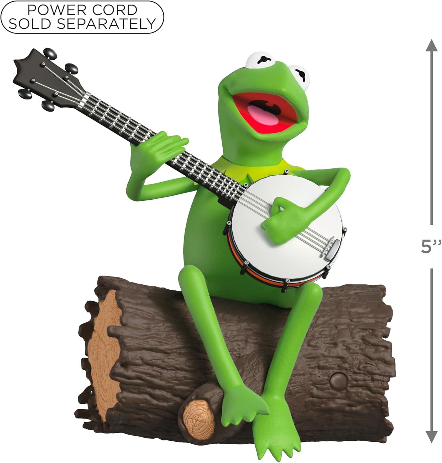 imageHallmark Keepsake Christmas Ornament 2025 Disney The Muppets Kermits Rainbow Connection Musical with Motion Gifts for Disney FansKermits Rainbow Connection