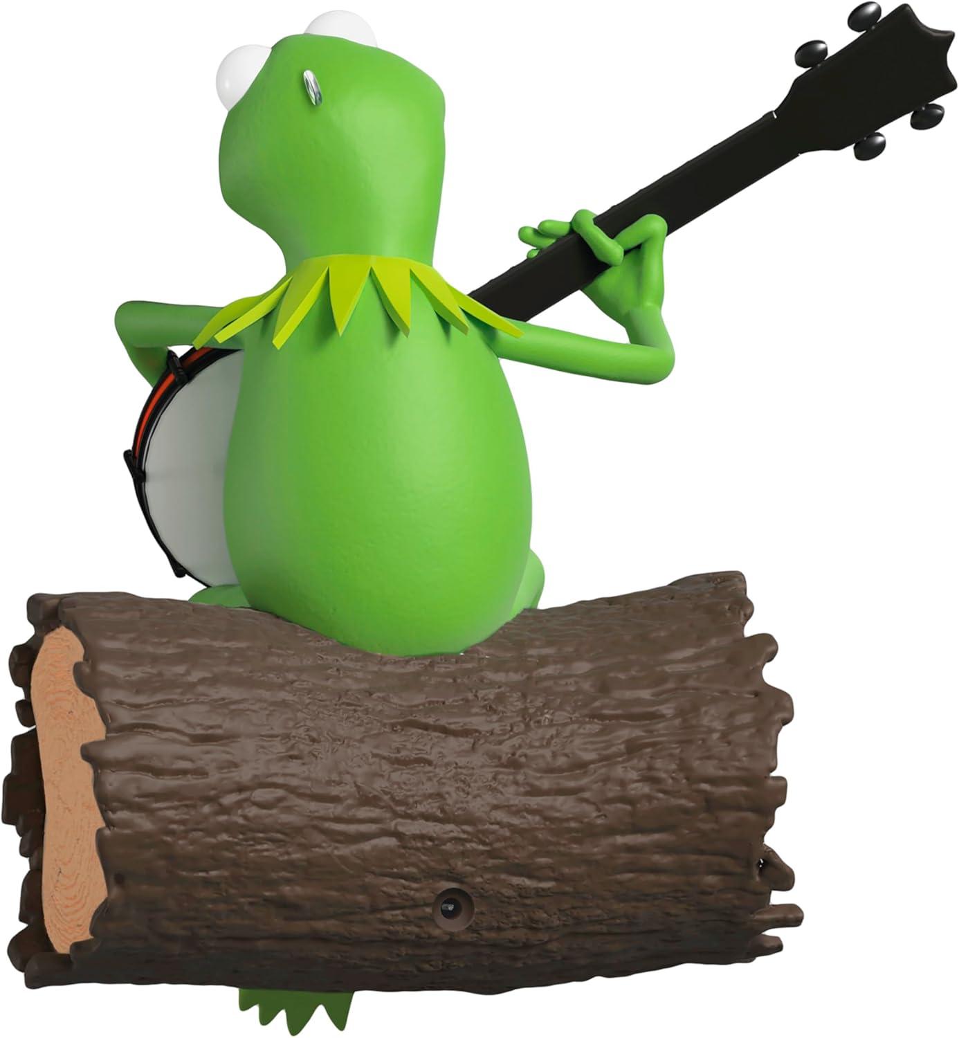 imageHallmark Keepsake Christmas Ornament 2025 Disney The Muppets Kermits Rainbow Connection Musical with Motion Gifts for Disney FansKermits Rainbow Connection