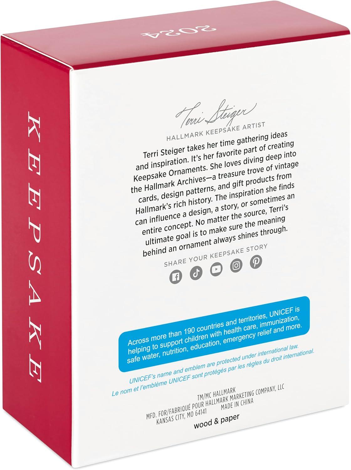 imageHallmark Keepsake Christmas Ornament 2025 Harry Potter Hogwarts Musical with Light Papercraft Gifts for Harry Potter FansUNICEF