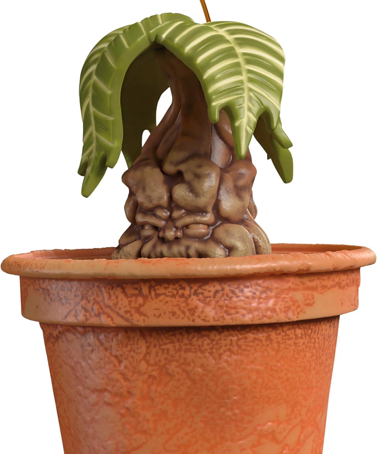imageHallmark Keepsake Christmas Ornament 2025 Harry Potter Mandrake with Sound Gifts for Harry Potter FansPotted Mandrake