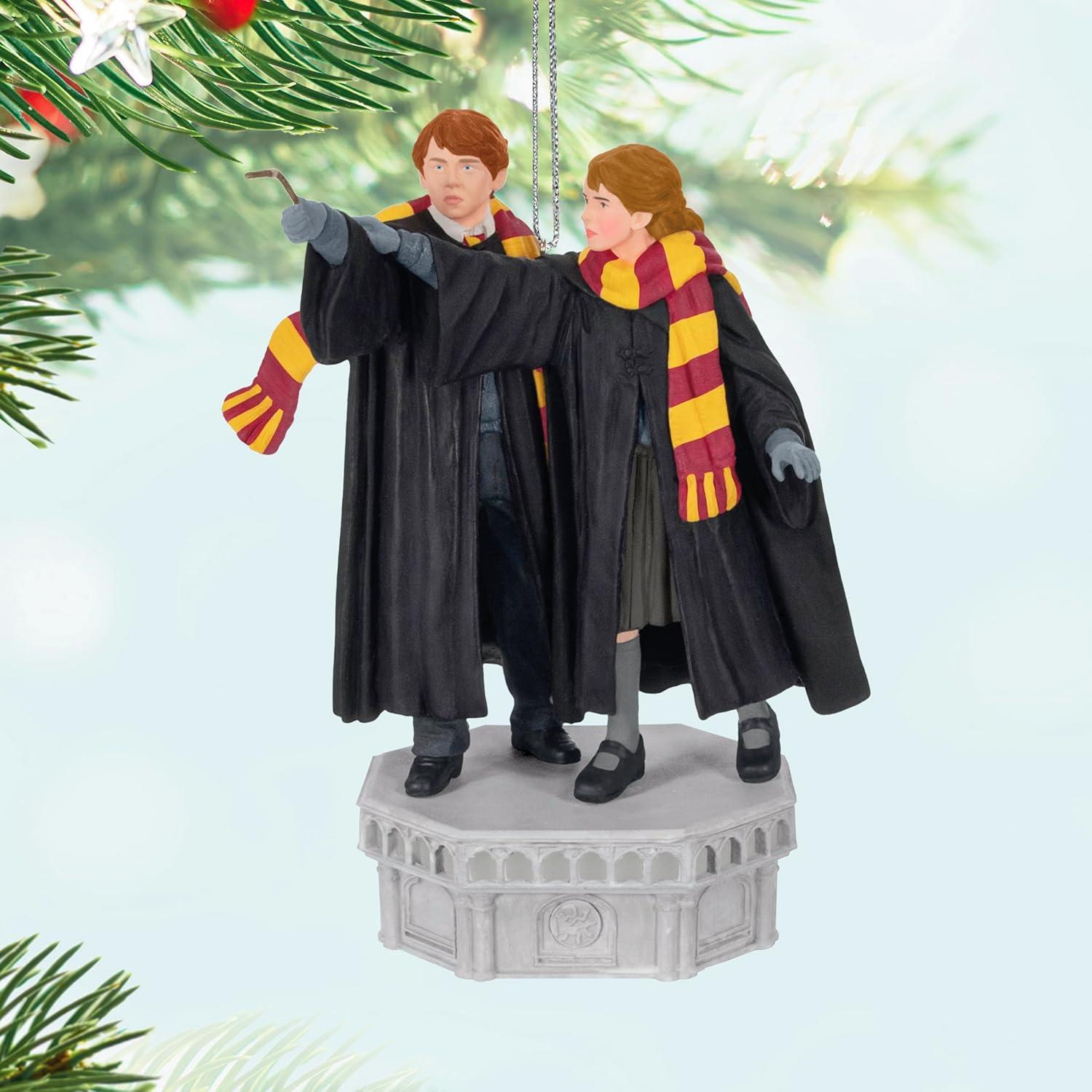 imageHallmark Keepsake Christmas Ornament 2025 Harry Potter Mandrake with Sound Gifts for Harry Potter FansRon Weasley and Hermione Granger