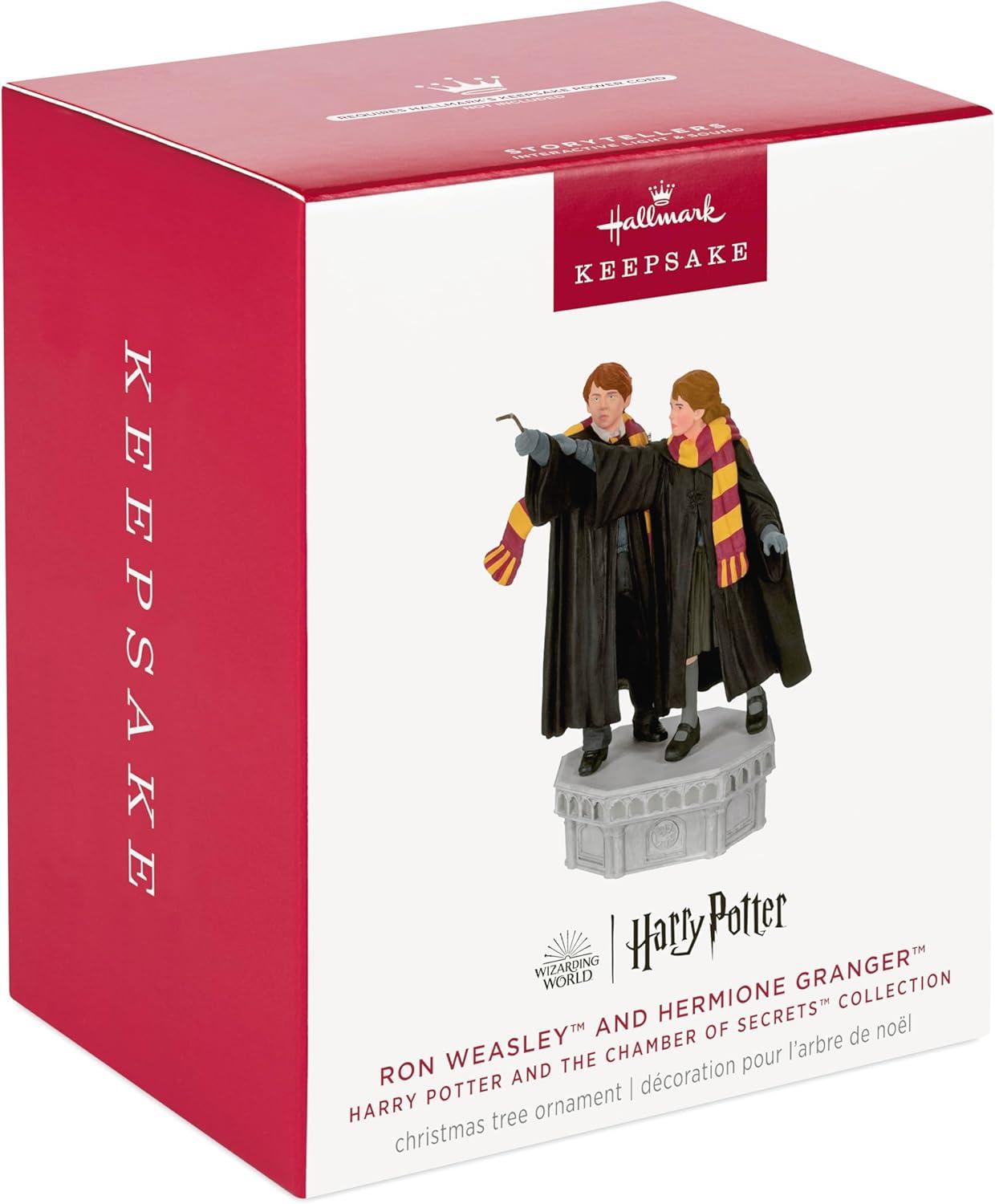 imageHallmark Keepsake Christmas Ornament 2025 Harry Potter Mandrake with Sound Gifts for Harry Potter FansRon Weasley and Hermione Granger