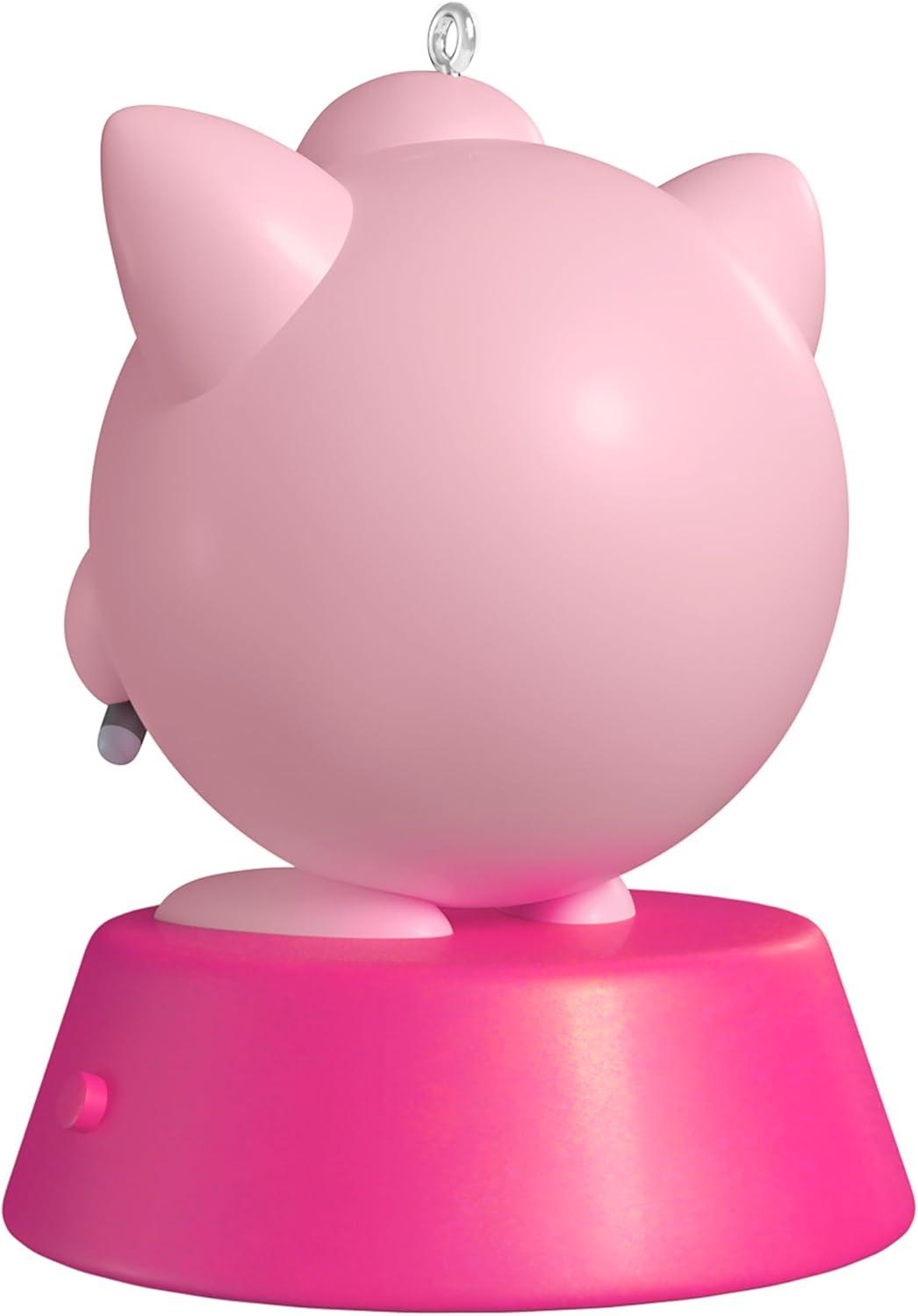 imageHallmark Keepsake Christmas Ornament 2025 Pokmon Singing Jigglypuff with Sound Gifts for Pokmon FansJigglypuff