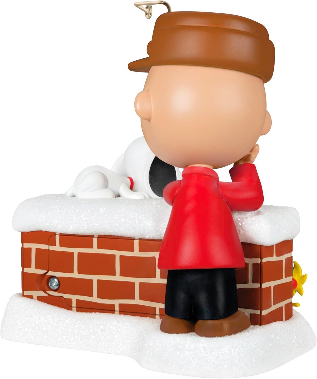 imageHallmark Keepsake Christmas Ornament 2025 The Peanuts Gang Lets Go Sledding Musical with Light and Motion Gifts for Peanuts FansCountdown to Christmas