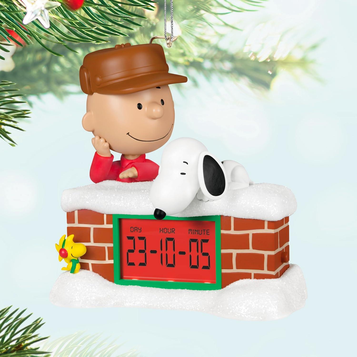 imageHallmark Keepsake Christmas Ornament 2025 The Peanuts Gang Lets Go Sledding Musical with Light and Motion Gifts for Peanuts FansCountdown to Christmas