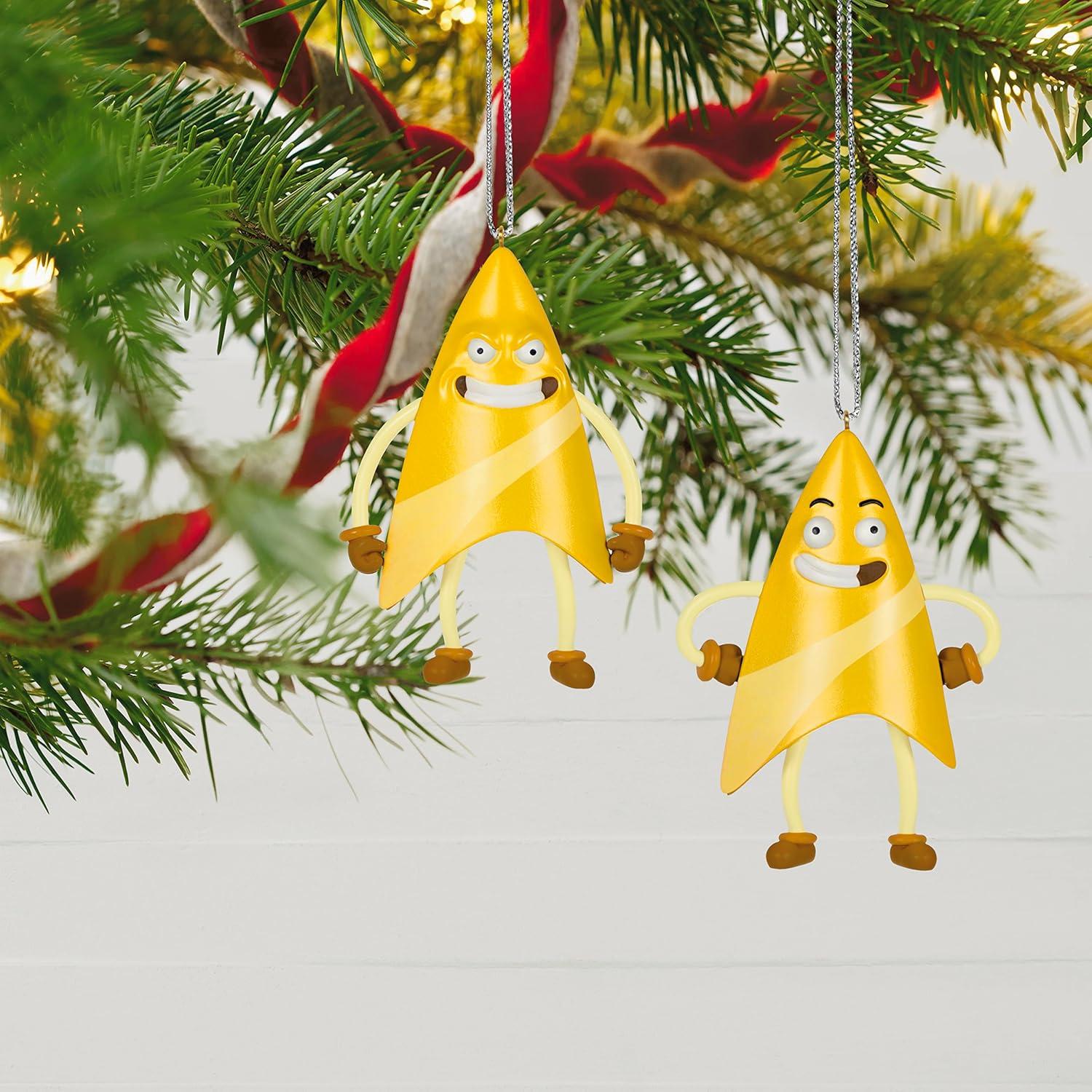 imageHallmark Keepsake Christmas Tabletop Decoration 2025 Star Trek The Next Generation Beware The Borg with Light and Sound Gifts for TrekkiesBadgey