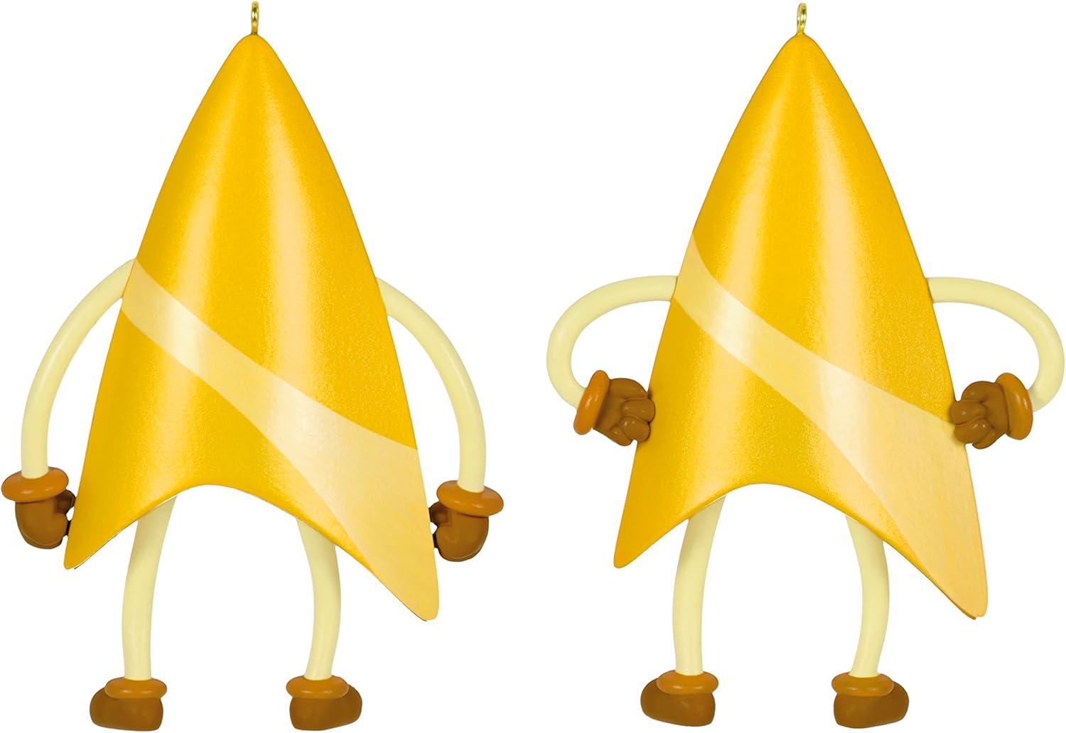 imageHallmark Keepsake Christmas Tabletop Decoration 2025 Star Trek The Next Generation Beware The Borg with Light and Sound Gifts for TrekkiesBadgey