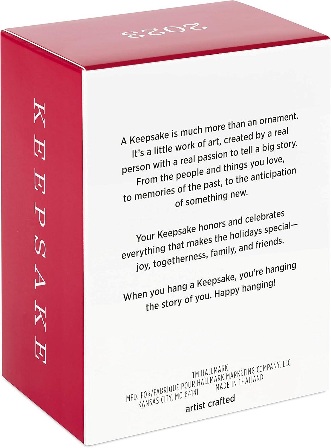 imageHallmark Keepsake Christmas Tabletop Decoration 2025 Star Trek The Next Generation Beware The Borg with Light and Sound Gifts for TrekkiesBadgey