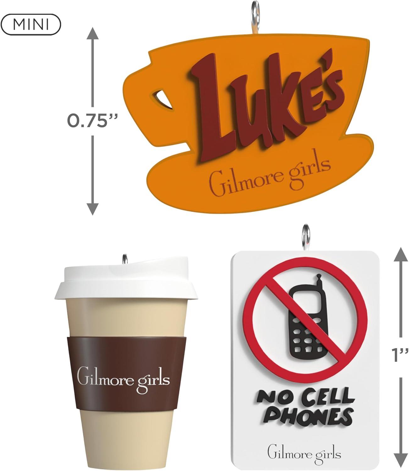 imageHallmark Keepsake Mini Ornaments 2025 Gilmore Girls Set of 3 TV Show GiftsGilmore Girls