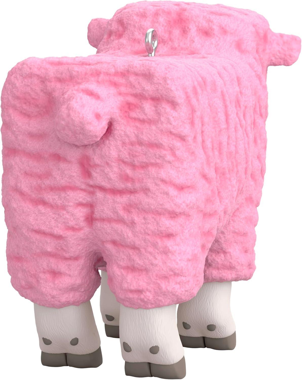 imageHallmark Keepsake Plastic Christmas Ornament 2022 Minecraft AxolotlPink Sheep