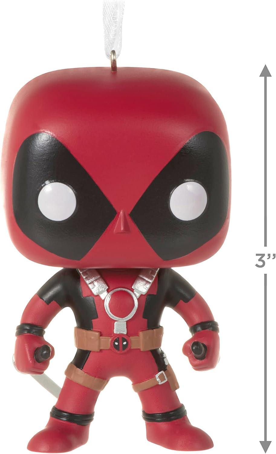 imageHallmark Marvel Deadpool Funko POP Christmas OrnamentDeadpool