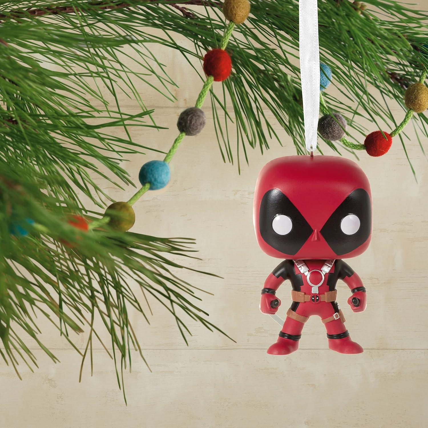 imageHallmark Marvel Deadpool Funko POP Christmas OrnamentDeadpool